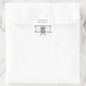 Naamboek borden ronde sticker (Tas)