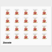 Naamboek borden ronde sticker (Vel)