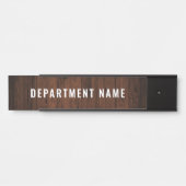 Naambord Afdeling Deur Deurbordje (Voorkant)