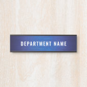 Naambord Afdeling Deur Deurbordje (Voorkant)