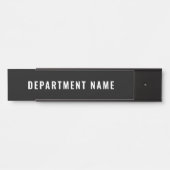 Naambord Afdeling Deur Deurbordje (Voorkant)