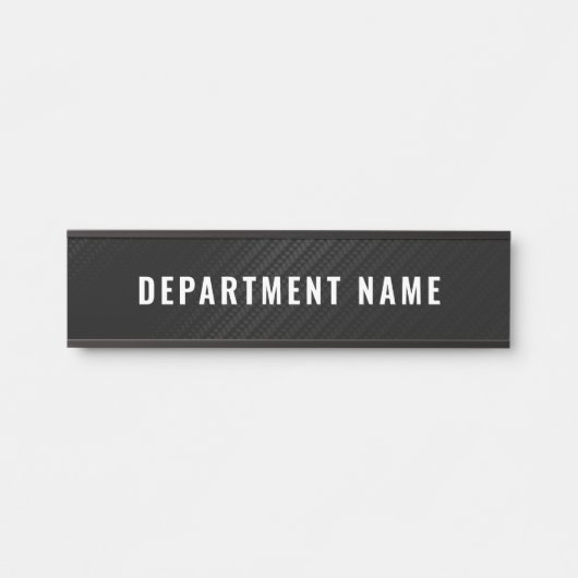 Naambord Afdeling Deur Deurbordje (Voorkant)