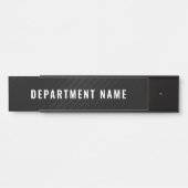 Naambord Afdeling Deur Deurbordje (Voorkant)