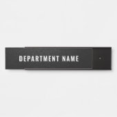 Naambord Afdeling Deur Deurbordje (Voorkant)