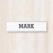 Naambord Deurbordje (Voorkant)