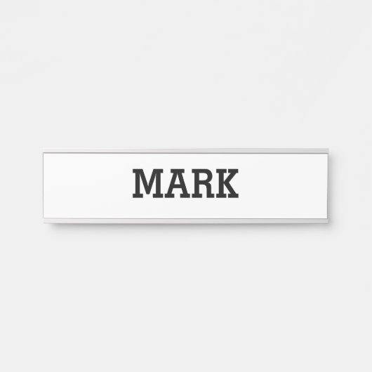 Naambord Deurbordje (Voorkant)