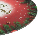 Naambord Kerstkaart Snijplank Cadeau (Hoek)