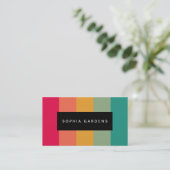 Naambord - Kleuren Visitekaartje (Staand voorkant)
