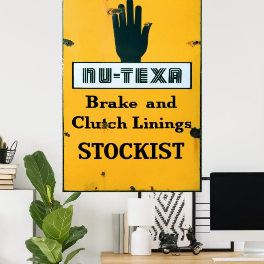  naambord. poster (Thuiskantoor)