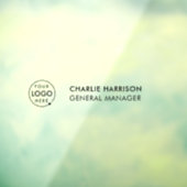 Naambord | Transparant glazen deur Zakelijk logo Raamsticker (Vel 3)