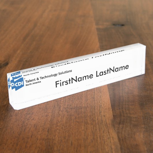 Naambordje (Zijkant)