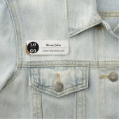 Naambordje Medische Kantoorpersoneel Aangepast Log Naamplaatje (In situ)