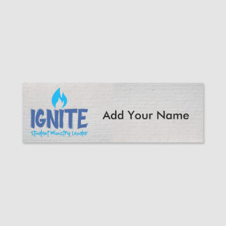 Naambordjes Ignite Naamplaatje