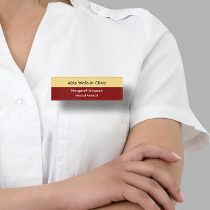 Naambordjes voor medisch personeel naambadge