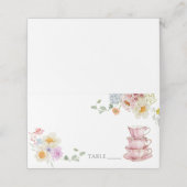 Naambordjes Wildebloementheepartij Plaatskaartje (Buitenkant ongevouwen)