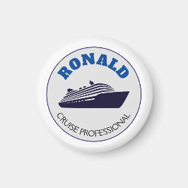 Naamcadeau voor cruise-professional magneet
