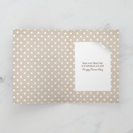 Naamdag Kuiken Kaart (Binnen)