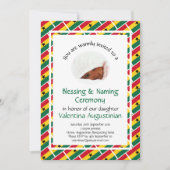 NAAMGEVING VAN DE ZEGENING CEREMONIE | Ghanese vla Kaart (Voorkant)