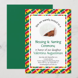 NAAMGEVING VAN DE ZEGENING CEREMONIE | Ghanese vla Kaart