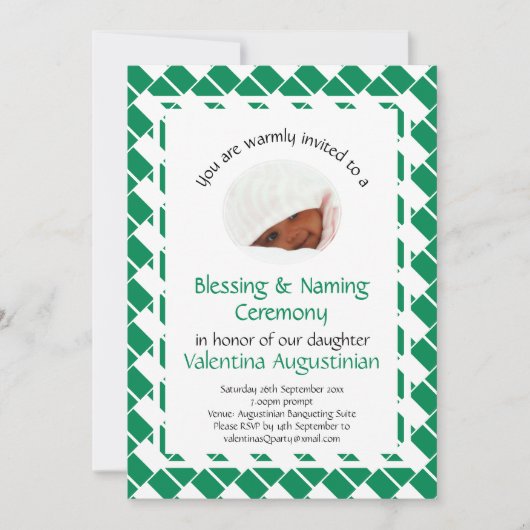 NAAMGEVING VAN DE ZEGENING CEREMONIE | Nigeriaanse Kaart (Voorkant)