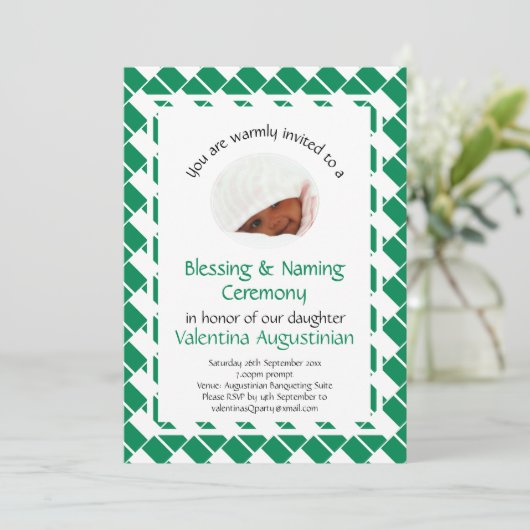 NAAMGEVING VAN DE ZEGENING CEREMONIE | Nigeriaanse Kaart (Staand voorkant)