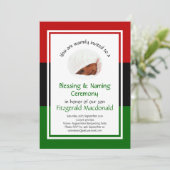 NAAMGEVING VAN DE ZEGENING CEREMONIE | Pan-Afrikaa Kaart (Staand voorkant)