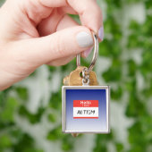 Naamkaart Autisme Sleutelhanger (Hand)