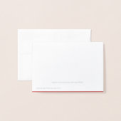 NaamKaart SLVR met gevuilde KerstmisBoom en sterre Folie Kaarten (Met envelop)