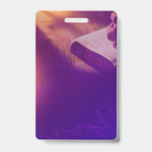 Naamkaartje kerklid ID-sjabloon Badge (Achterkant)