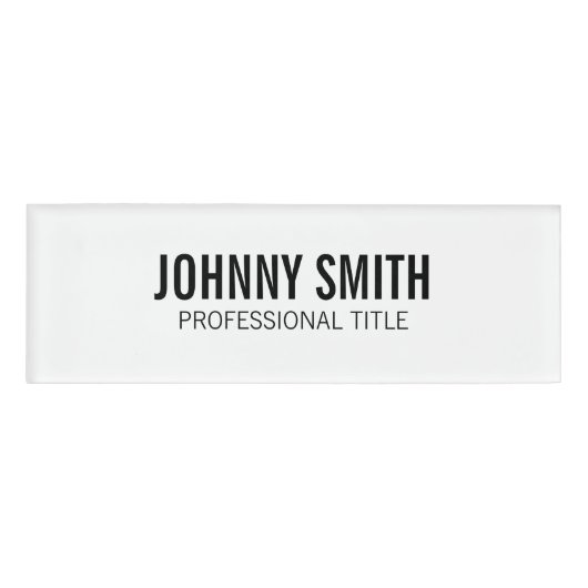 Naamkaartje Naambadge (Voorkant)