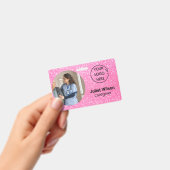 naamkaartjes verzorger id badge (Handheld)