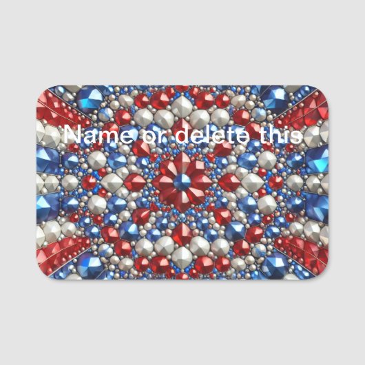 Naamlabel met Nederlandse kleuren Naamplaatje (Voorkant)