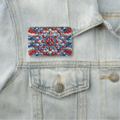 Naamlabel met Nederlandse kleuren Naamplaatje (In situ)