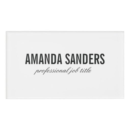 Naamlabel Naambadge (Voorkant)