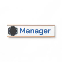 Naamlabel Professioneel Manager