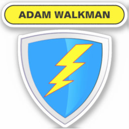 Naamlabel - veiligheidshelm sticker