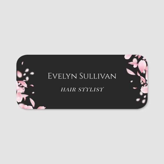 Naamlabel voor afgevingspapels naamplaatje (Voorkant)