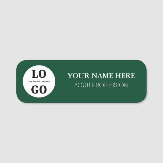 Naamlabel voor werknemer naamplaatje (Voorkant)
