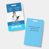 naamlabels Dokter medische identificatie badges (Voor- en achterkant)