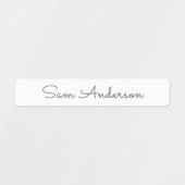 Naamlabels voor kinderen Terug naar school Cursief Labels (Design 1)