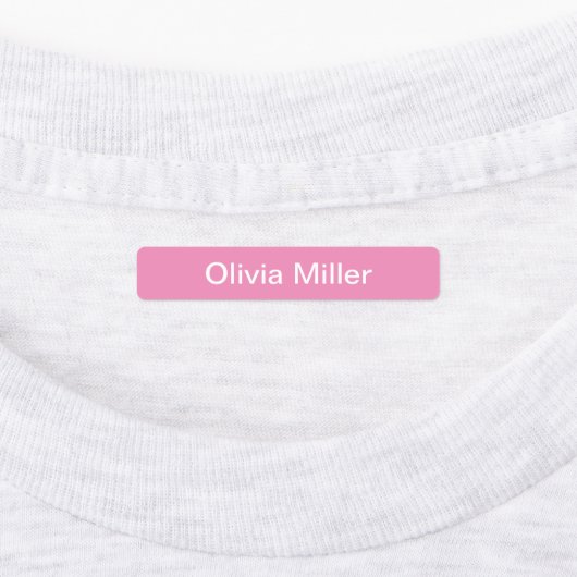 Naamlabels voor schoolkamp kinderopvang labels (Aangebracht)