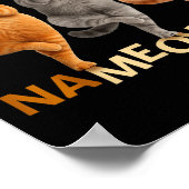Naamloze Yoga Kat Poster (Hoek)