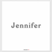 Naammonogram Afstudeerfeest Bruiloft Bruidsmeisje Sticker (Vel)