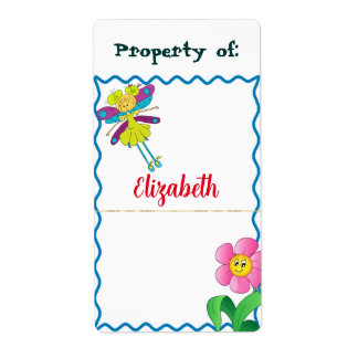 Naamplaat / Bookplate Stickers met leuke Afbeeldin