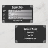 naamplaat visitekaartje (Voorkant / Achterkant)