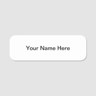  naamplaatje met magnetische drager