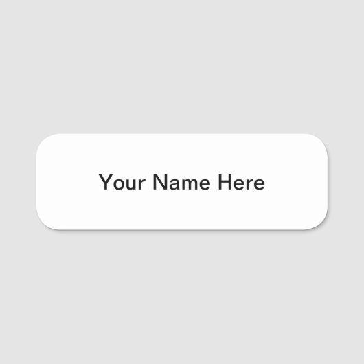  naamplaatje met magnetische drager (Voorkant)