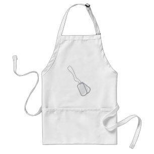 Naamplaatje Standaard Schort