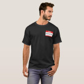 Naamplaatje T-shirt (Voorkant volledig)