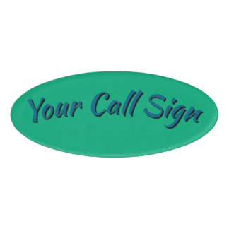 naamplaatje van roepnaam naambadge